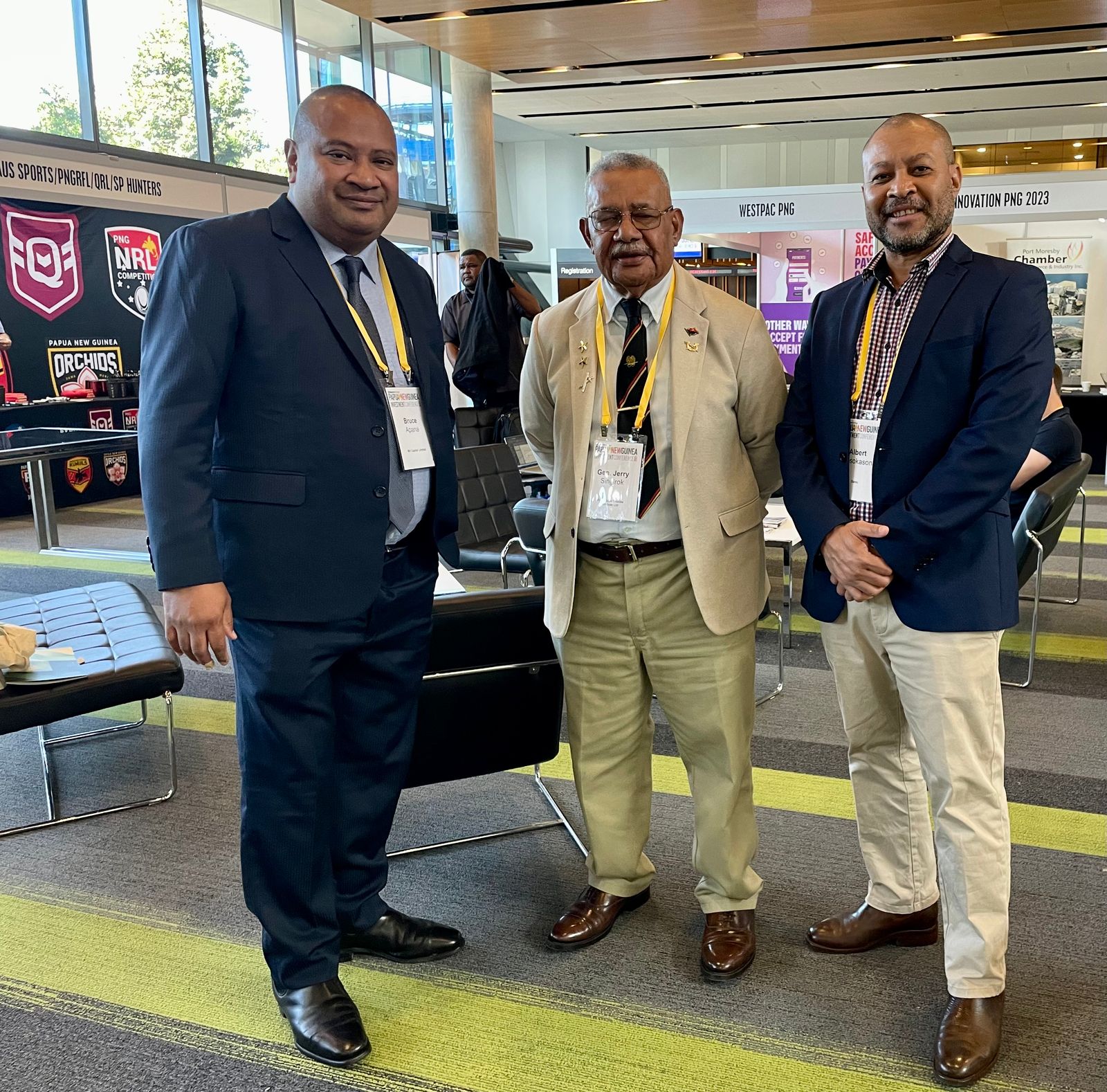 Beyond Tech team at PNG industry conference